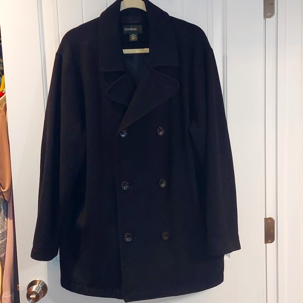 Vintage Eddie Bauer Wool Coat/Jacket Double-Breasted
